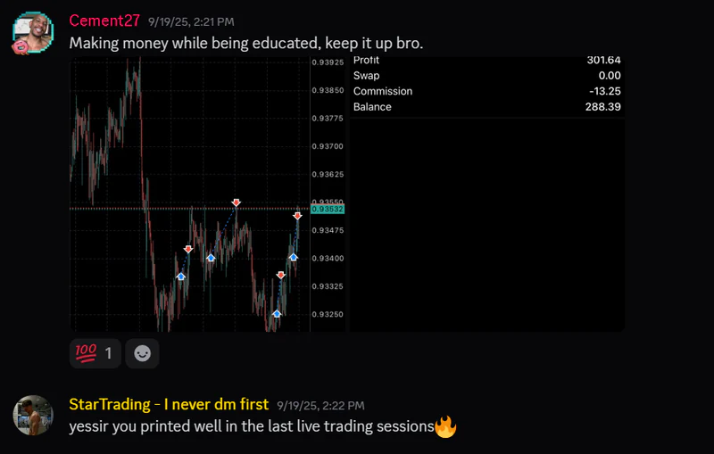 Trading testimonial 1